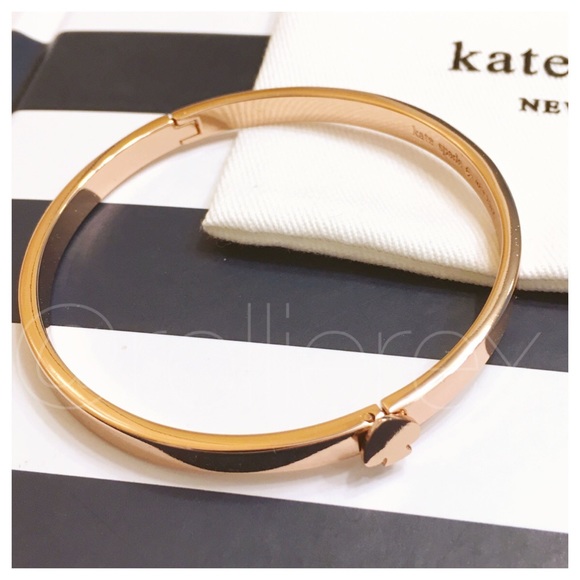 kate spade Jewelry - Kate Spade Rose Gold Bangle